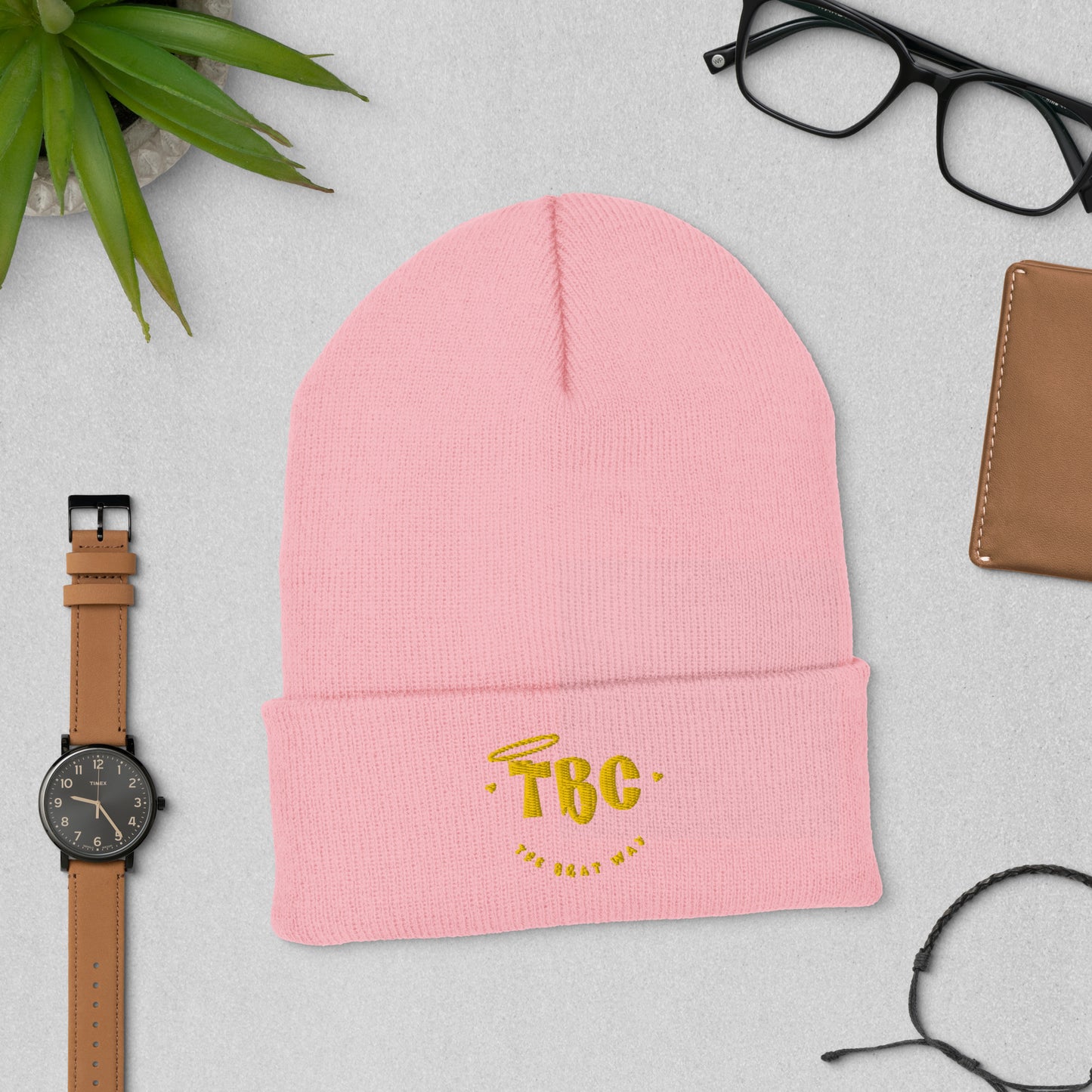 TBC Cuffed Beanie (gold)