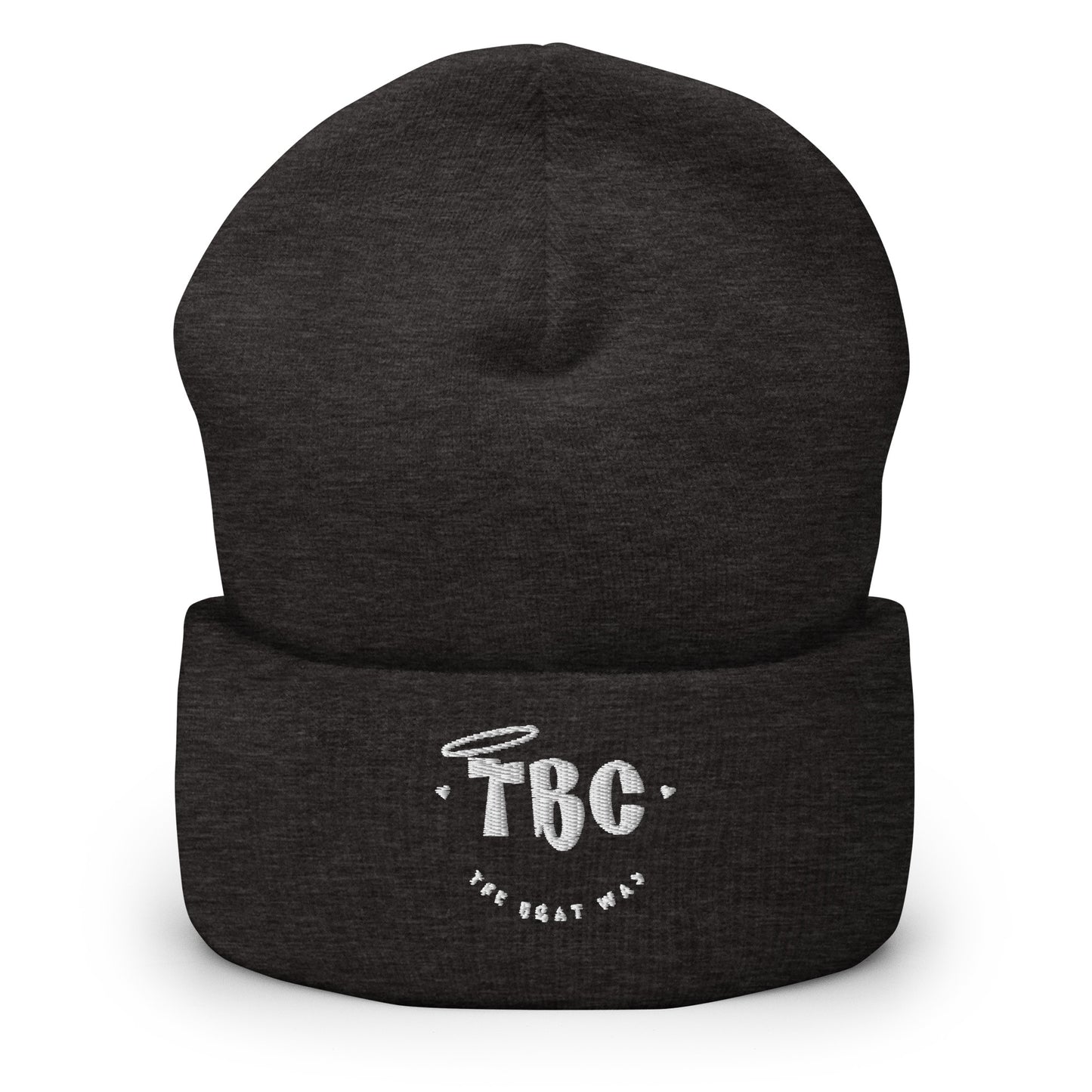 TBC Cuffed Beanie (white)