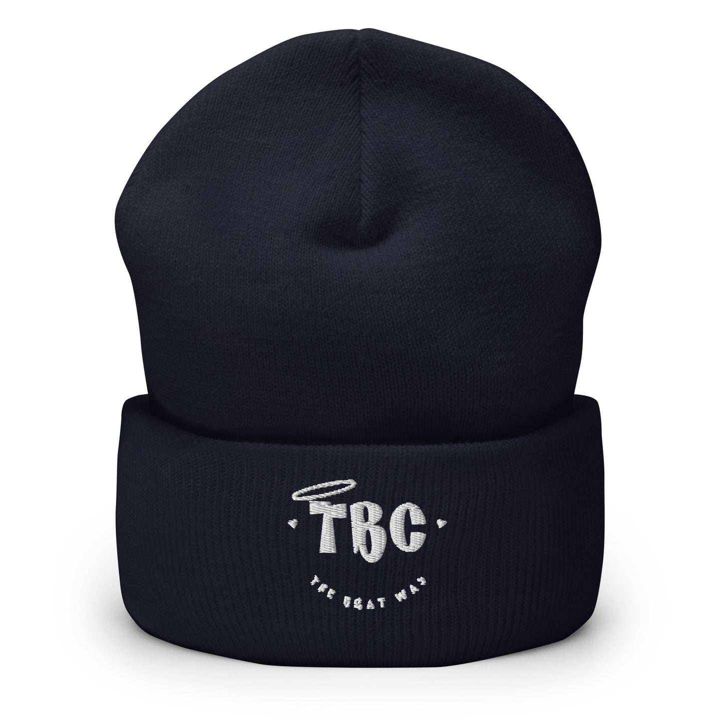 TBC Cuffed Beanie (white)