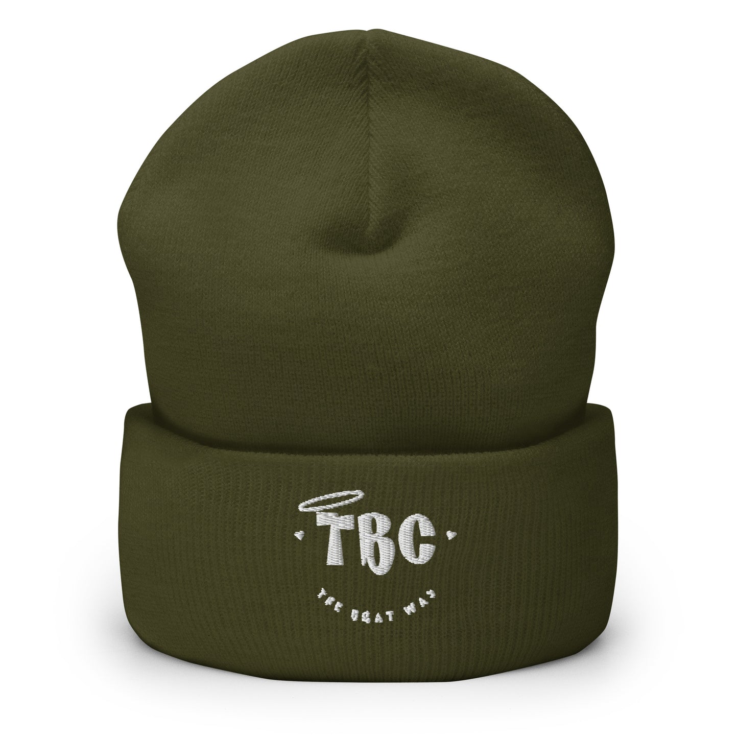 TBC Cuffed Beanie (white)