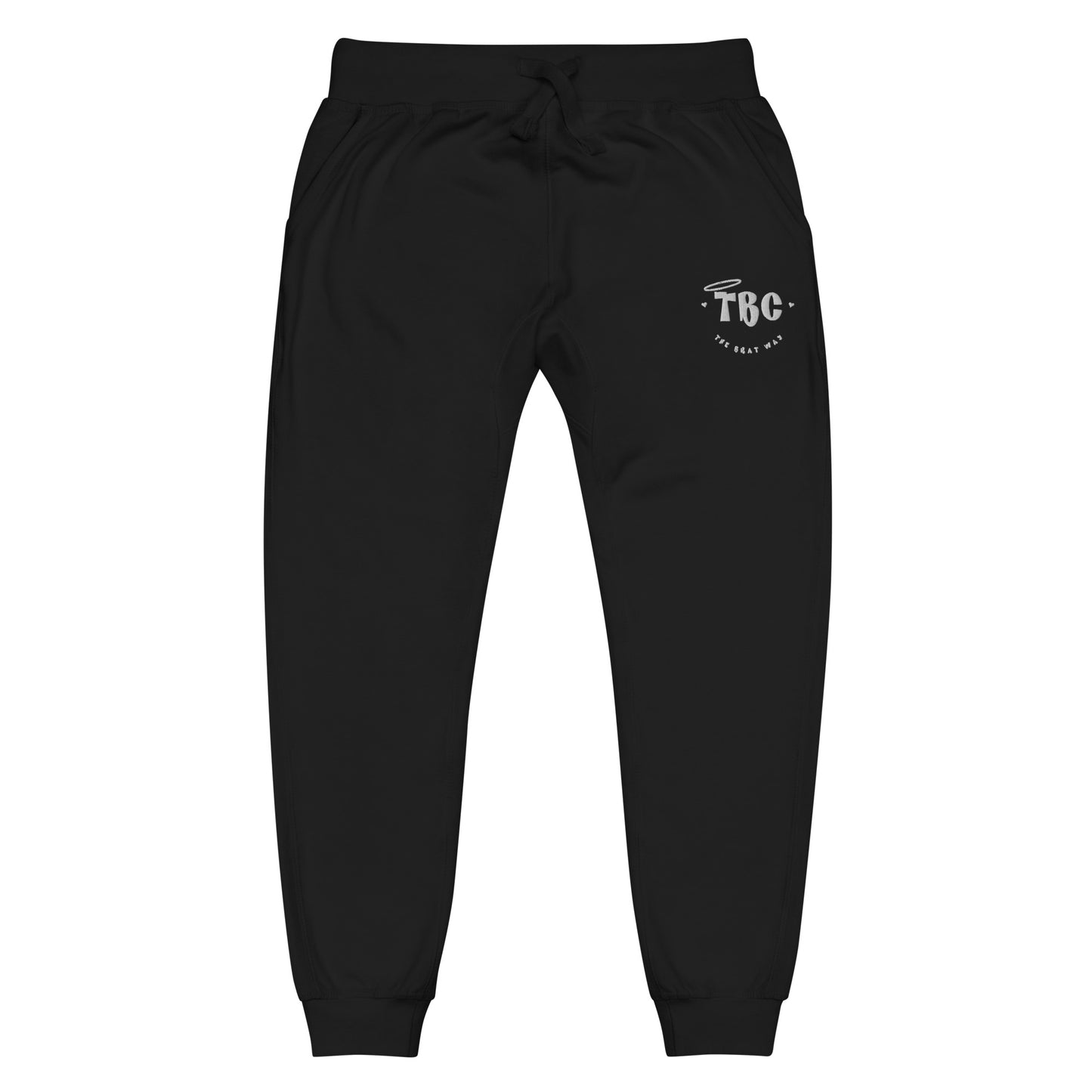 TBC fleece sweatpants (white)