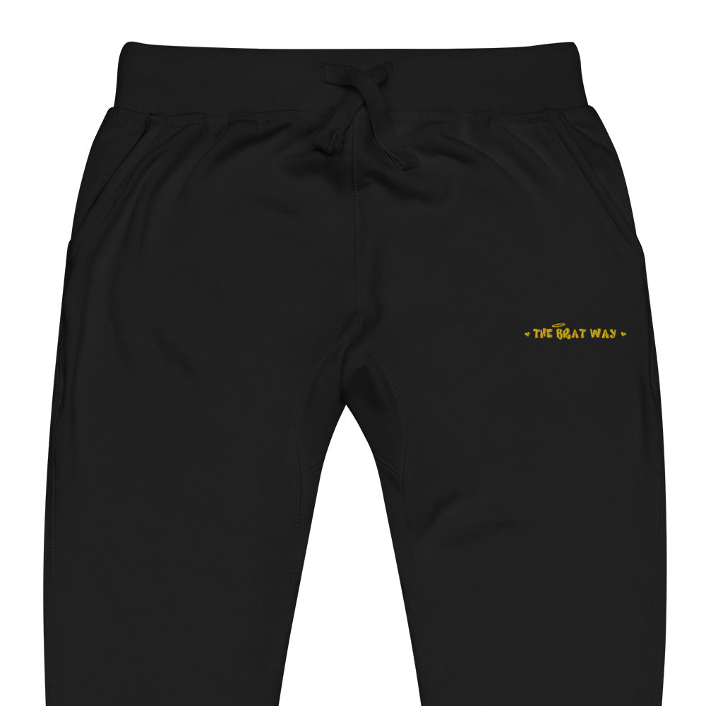 The Brat Way fleece sweatpants