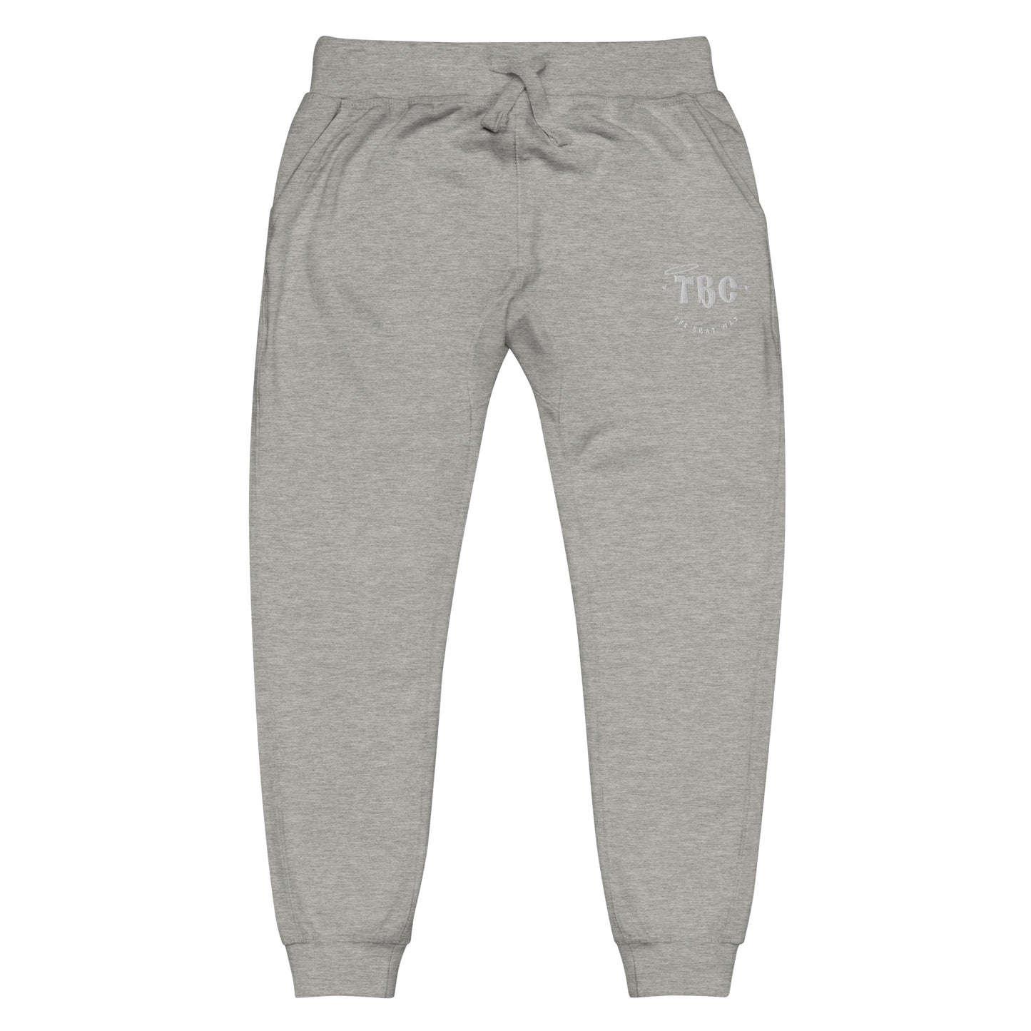 TBC fleece sweatpants (white)