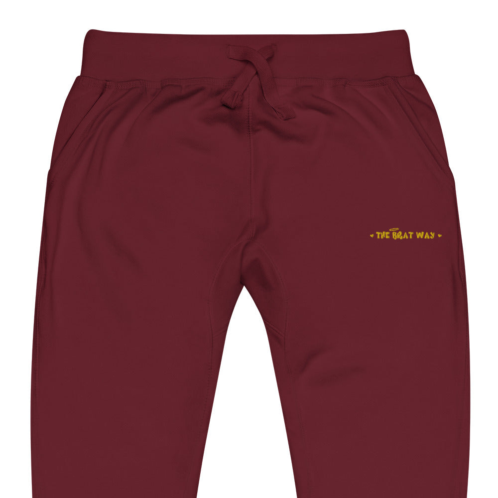 The Brat Way fleece sweatpants