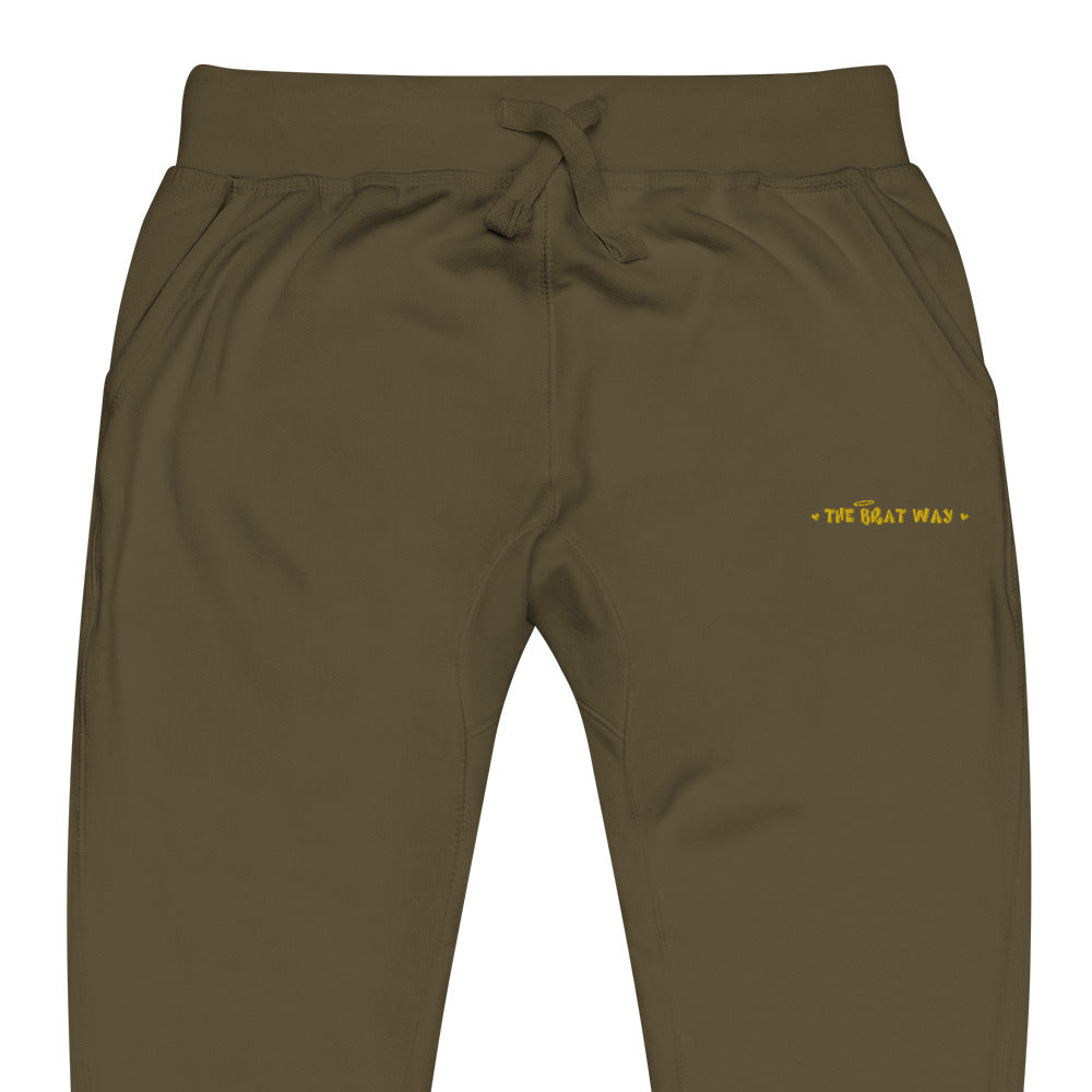 The Brat Way fleece sweatpants