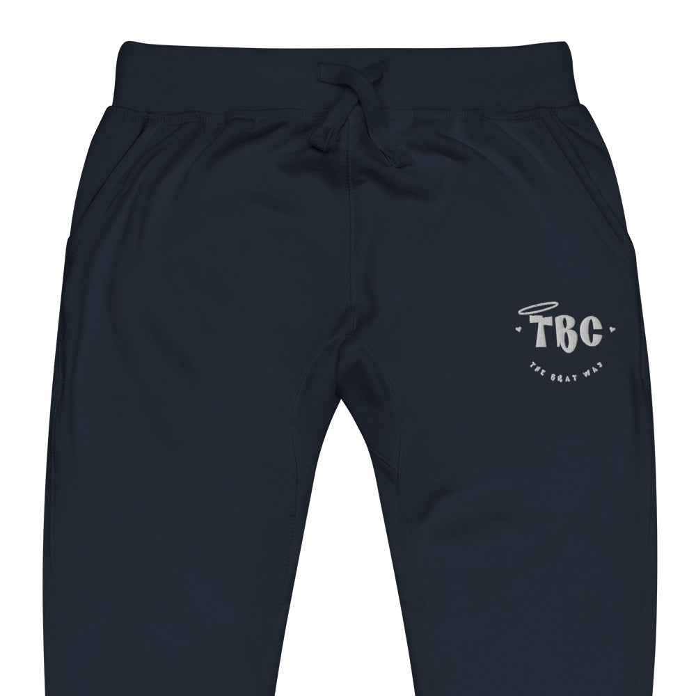 TBC fleece sweatpants (white)