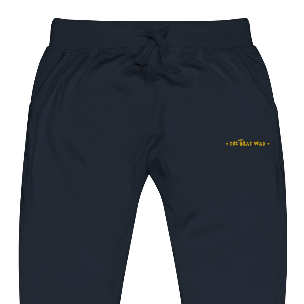 The Brat Way fleece sweatpants