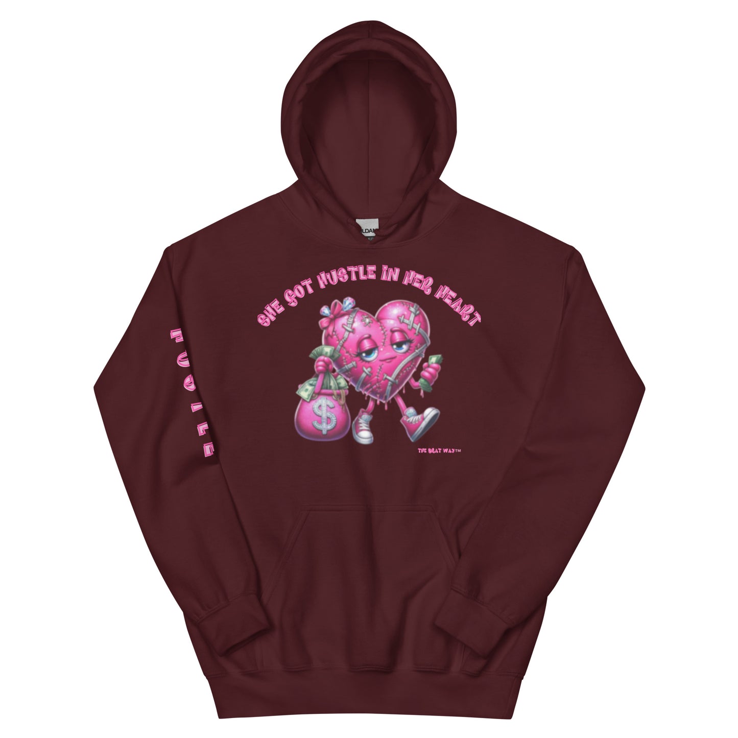 She got hustle in her heart Hoodie