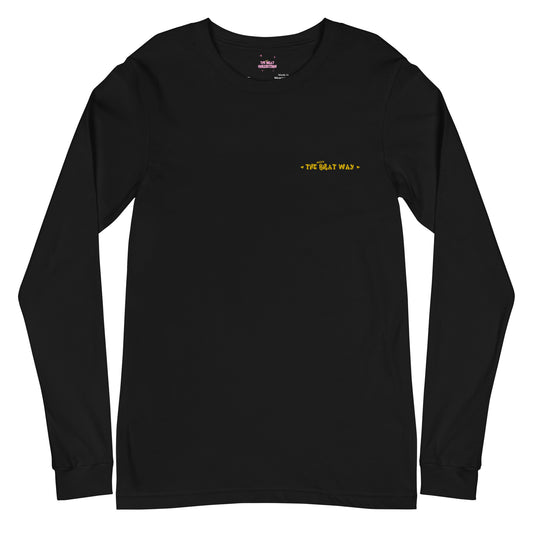 The Brat Way Long Sleeve Tee (gold)